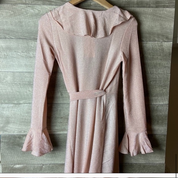 Free people one more time midi wrap lurex dress - Picture 8 of 8